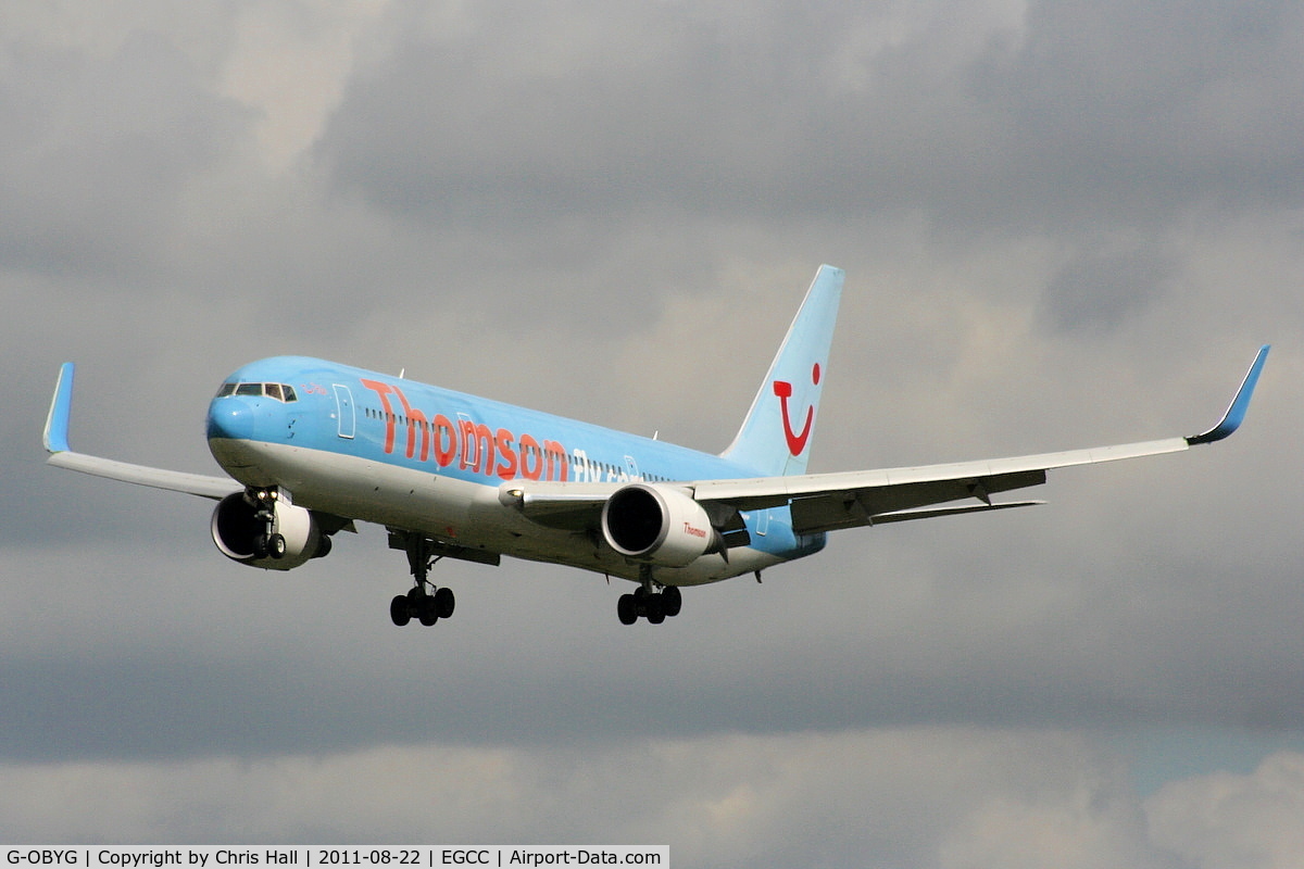 G-OBYG, 1999 Boeing 767-304 C/N 29137, Thomson