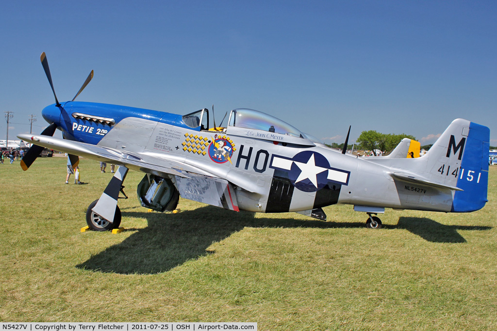 N5427V, 1944 North American F-51D Mustang C/N 44-72942, 1944 North American F-51D, c/n: 44-72942
at 2011 Oshkosh