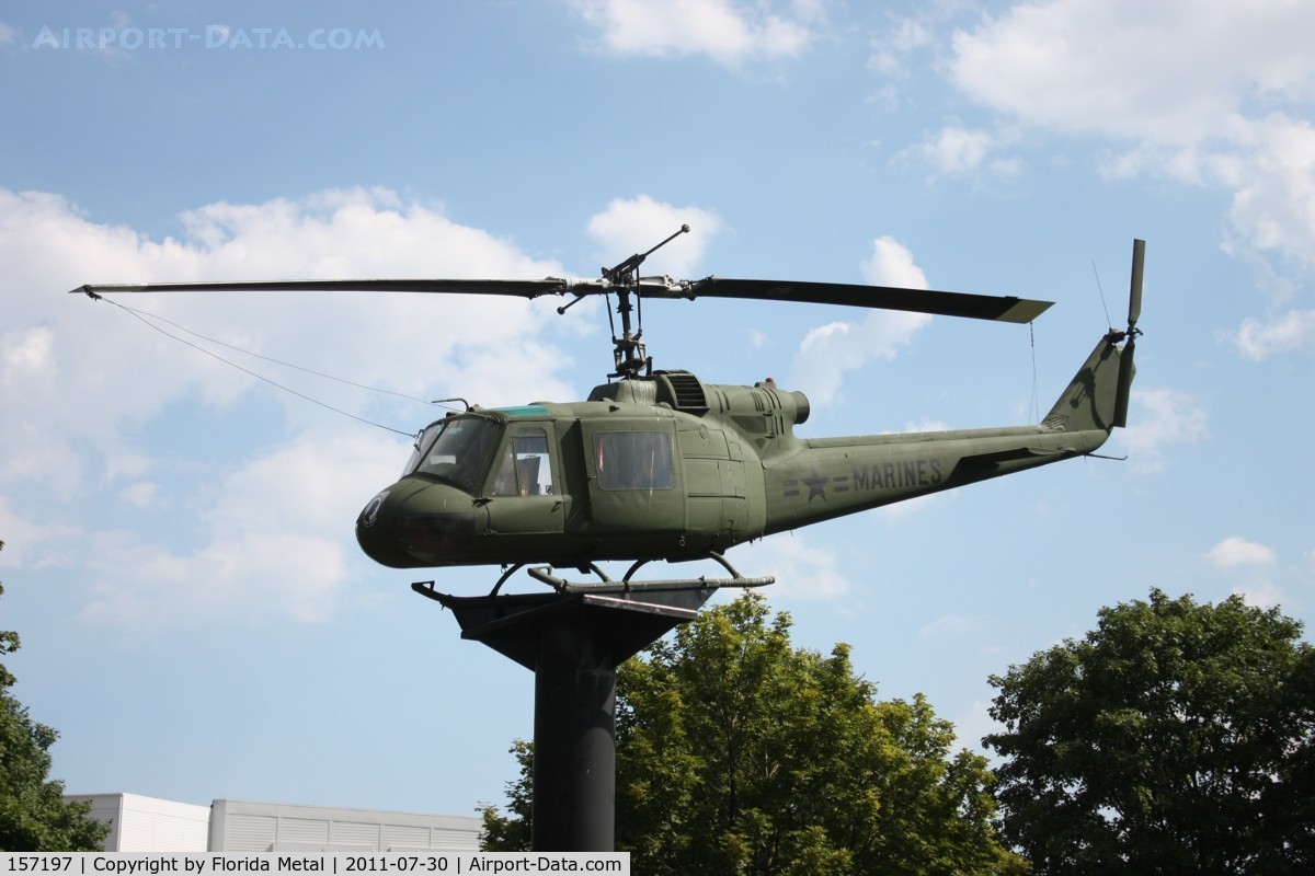 157197, Bell HH-1K Iroquois C/N 6321, HH-1K at Freedom Hill Sterling Heights MI