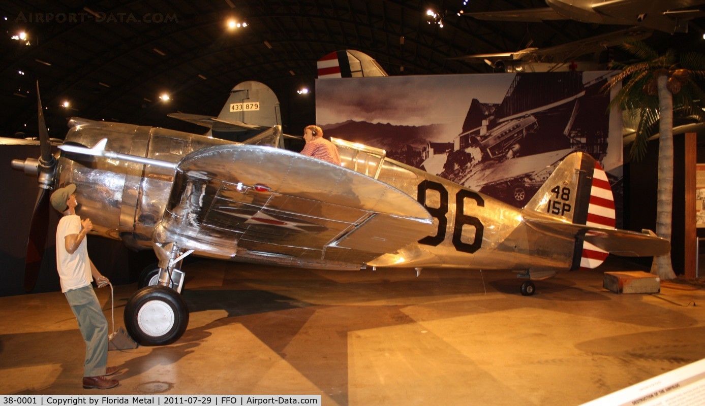 38-0001, 1938 Curtiss P-36 Hawk C/N 12415, Curtiss P-36 Hawk