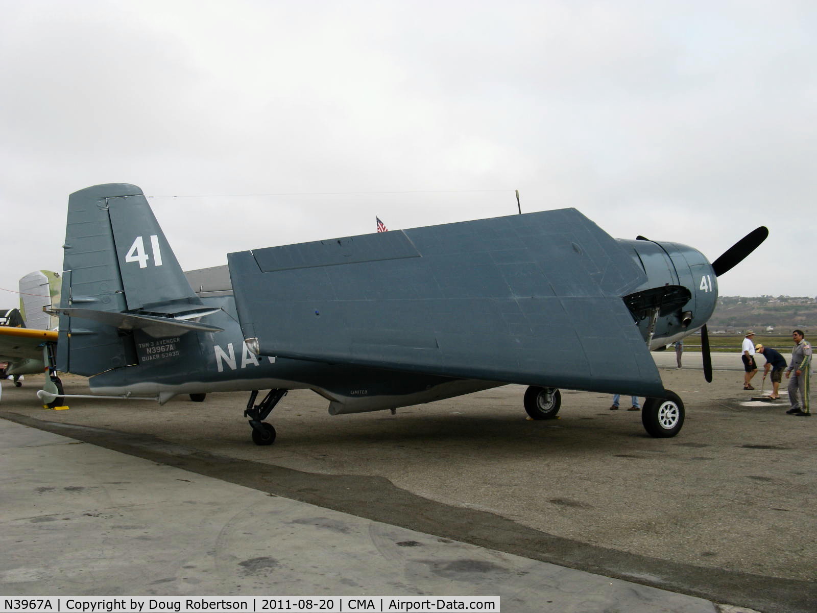 N3967A, 1945 Grumman TBM-3U Avenger C/N 53835, 1945 Grumman TBM-3U AVENGER, Wright R-2600 1,700 Hp