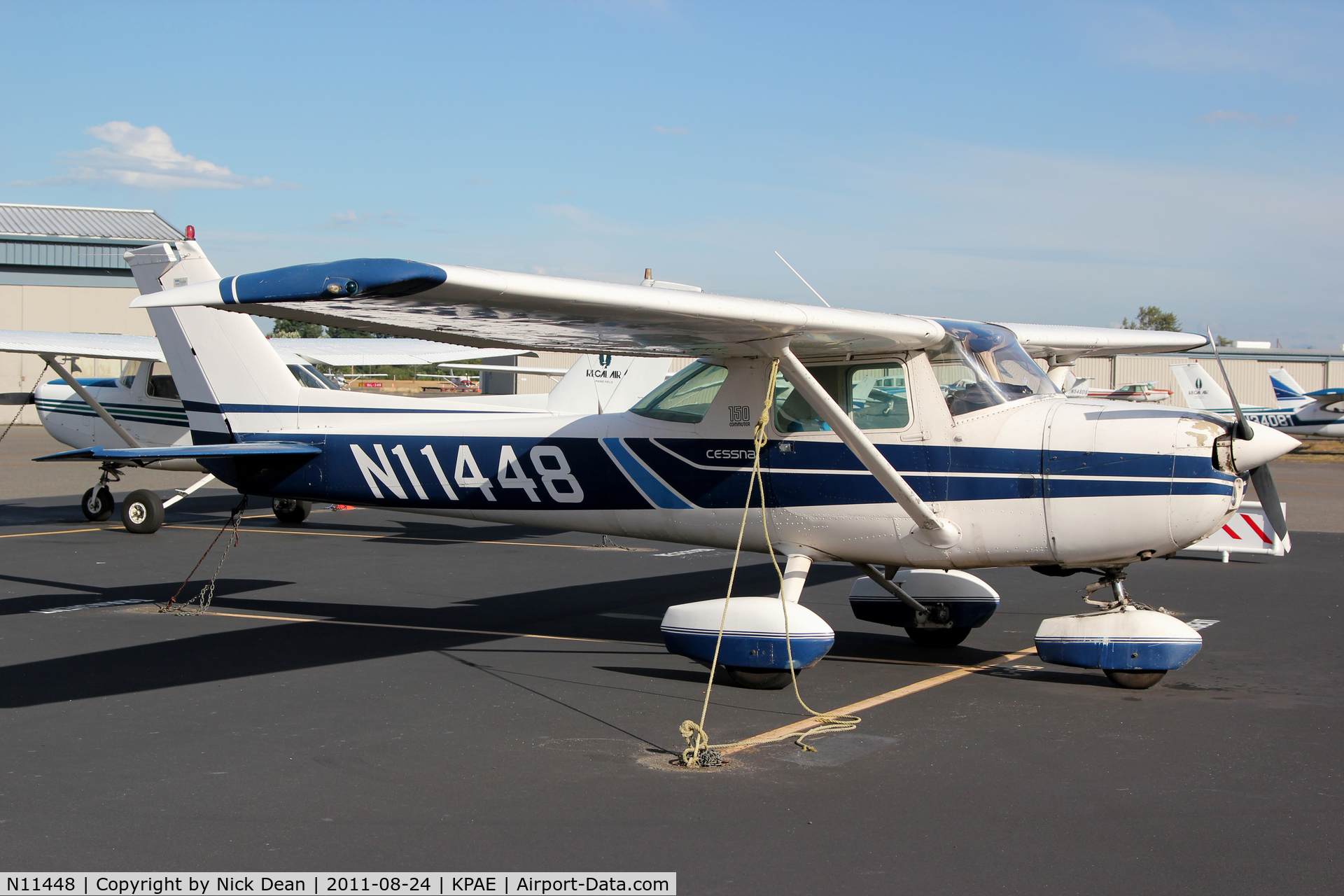N11448, 1973 Cessna 150L C/N 15075430, KPAE/PAE