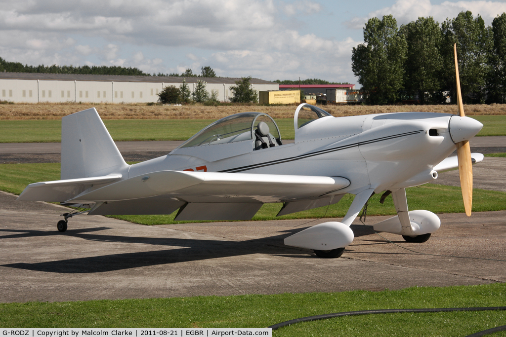 G-RODZ, 2004 Vans RV-3A C/N 10622, Vans RV-3A at Breighton Airfield's Summer Fly-In, August 2011.