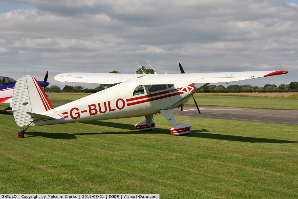 G-BULO, 1946 Luscombe 8F Silvaire C/N 4216, Luscombe 8F Silvaire at Breighton Airfield's Summer Fly-In, August 2011.