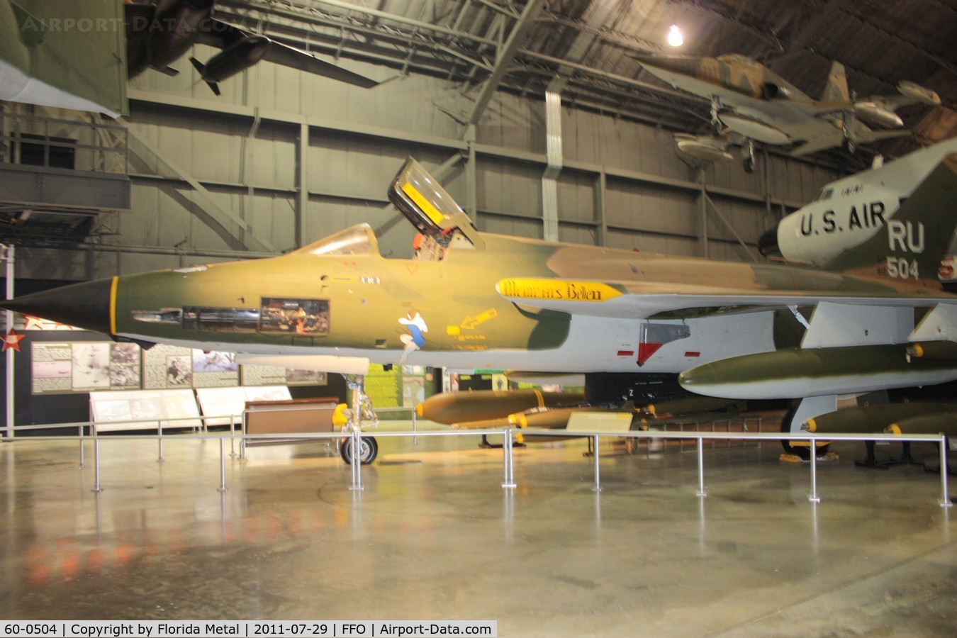 60-0504, 1961 Republic F-105D Thunderchief C/N D192, F-105D
