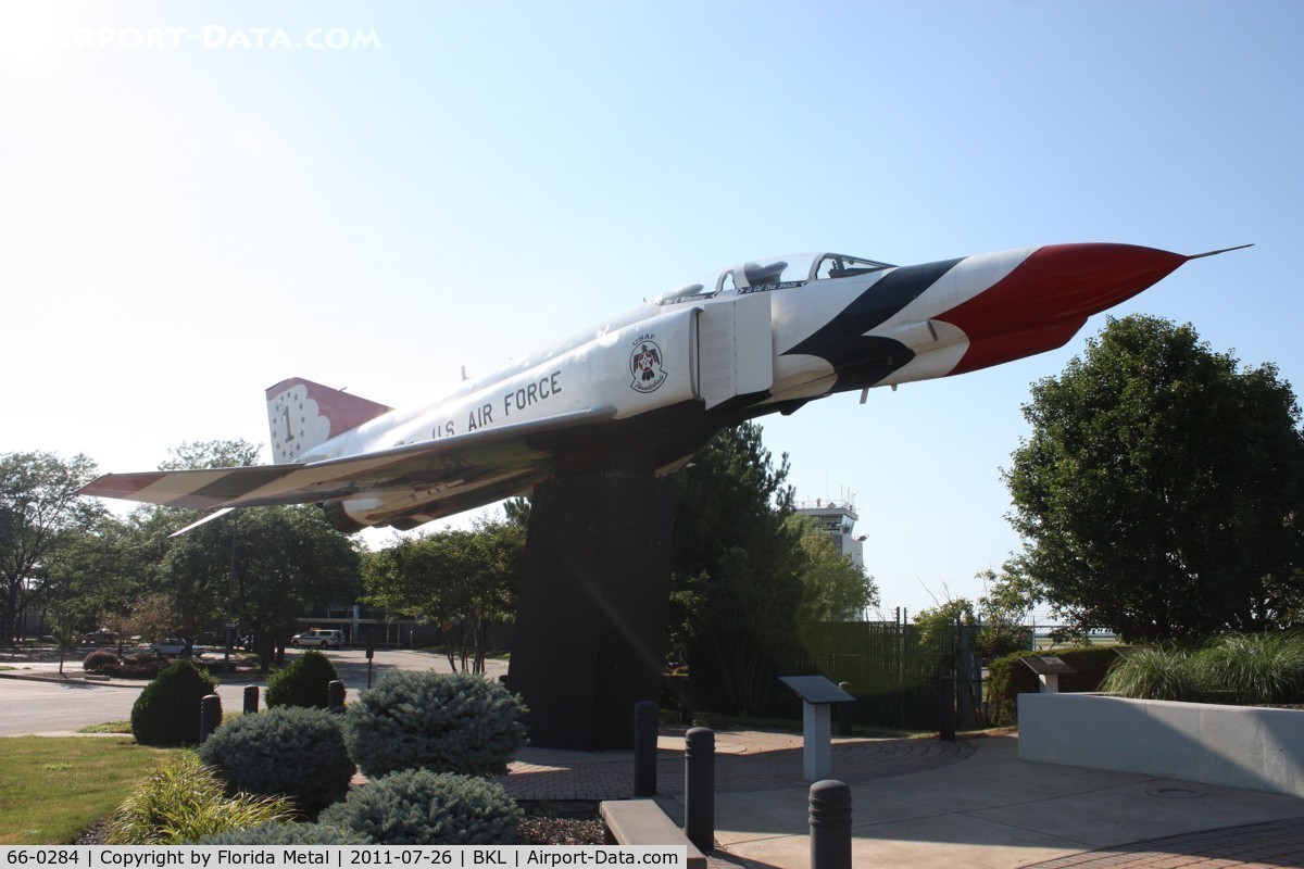 66-0284, 1966 McDonnell F-4E Phantom II C/N 2234, F-4E Cleveland Ohio - never flew for Thunderbirds