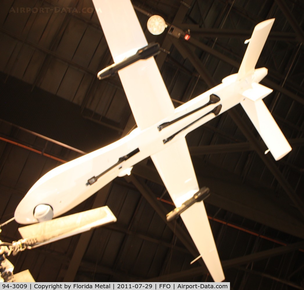 94-3009, General Atomics RQ-1K Predator C/N P-009, RQ-1K Predator.  Not a real aircraft, but a drone.