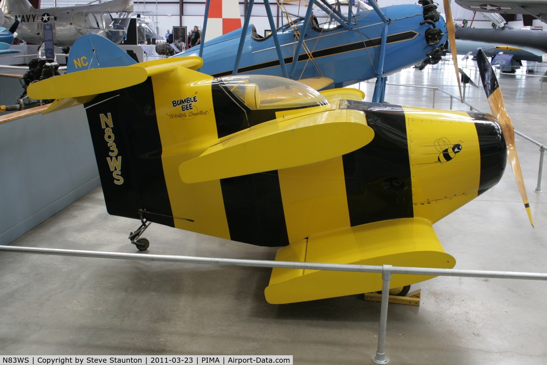 N83WS, Starr Bumble Bee C/N 1, Taken at Pima Air and Space Museum, in March 2011 whilst on an Aeroprint Aviation tour