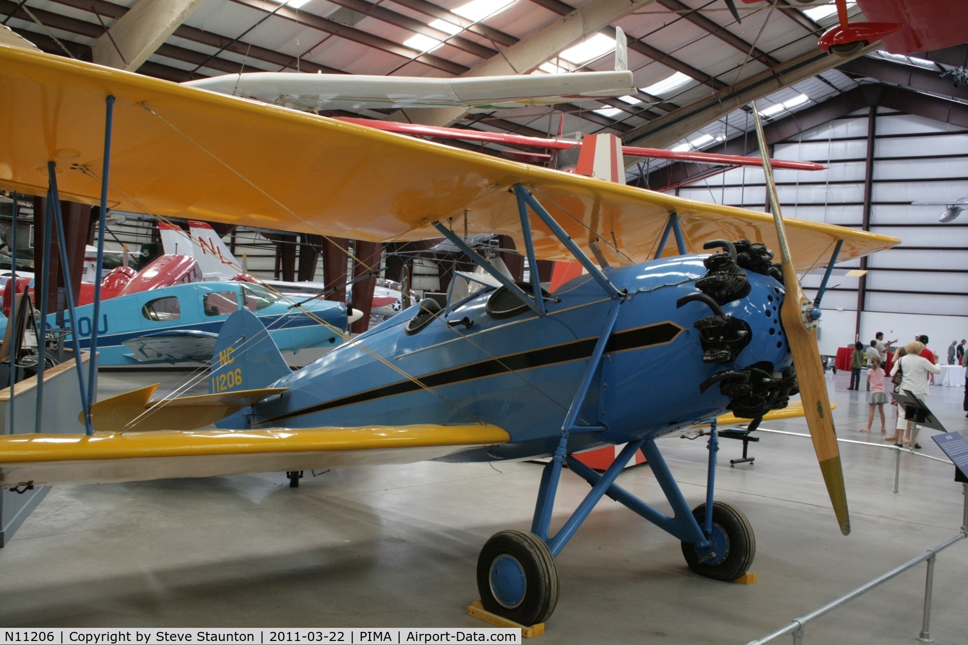 N11206, Waco RNF C/N 3392, Taken at Pima Air and Space Museum, in March 2011 whilst on an Aeroprint Aviation tour