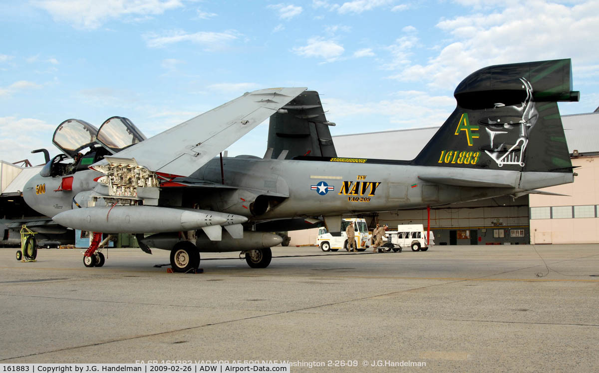 161883, Grumman EA-6B Prowler C/N P-106, at NAF Washington