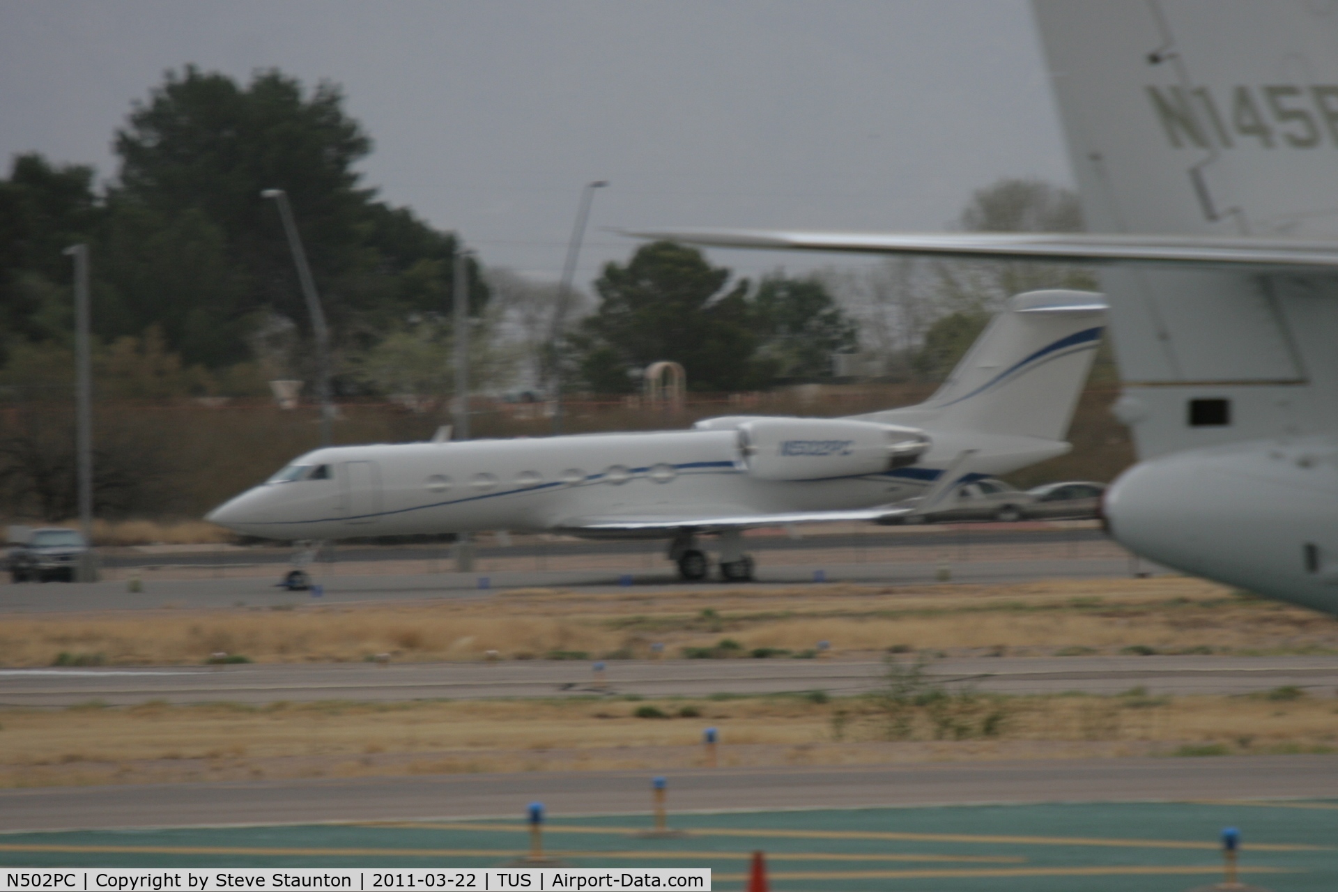 N502PC, 2001 Gulfstream Aerospace G-IV C/N 1435, Taken at Tucson International Airport, in March 2011 whilst on an Aeroprint Aviation tour