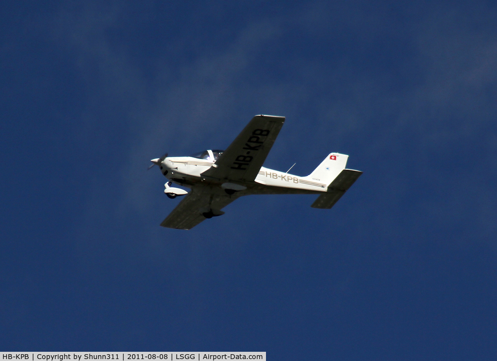 HB-KPB, 2008 Tecnam P-2002JF Sierra C/N 083, Landing rwy 23 'Gazon'