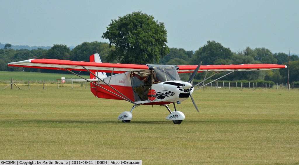 G-CGMK, 2009 Skyranger 582(1) C/N BMAA/HB/491, SHOT AT HEADCORN