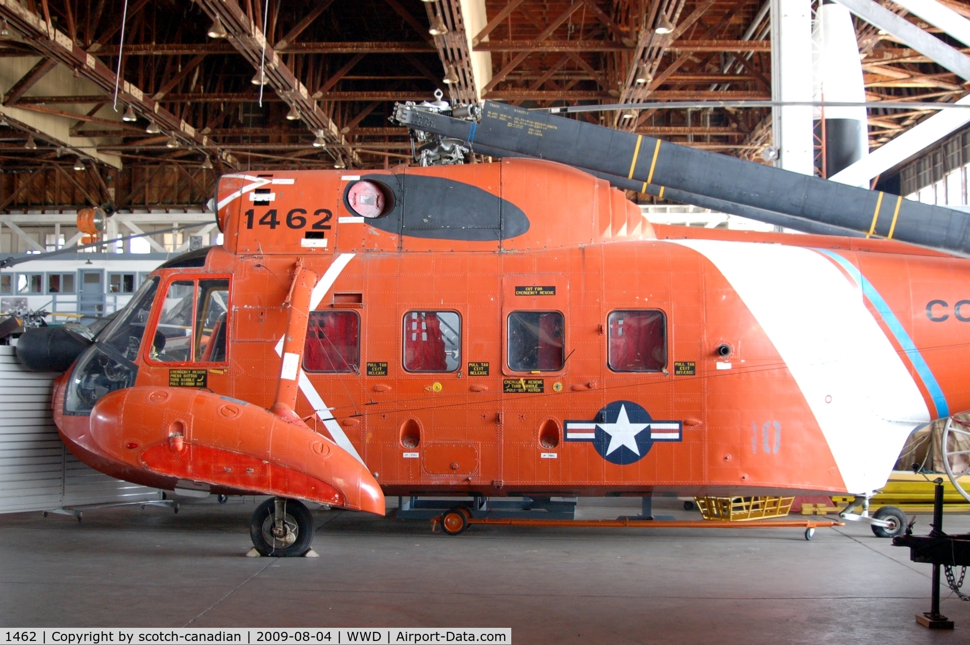 1462, Sikorsky HH-52A Sea Guard C/N 62.141, Sikorsky HH-52A Sea Guardian Helicopter at the Naval Air Station Wildwood Aviation Museum, Cape May County Airport, Wildwood, NJ