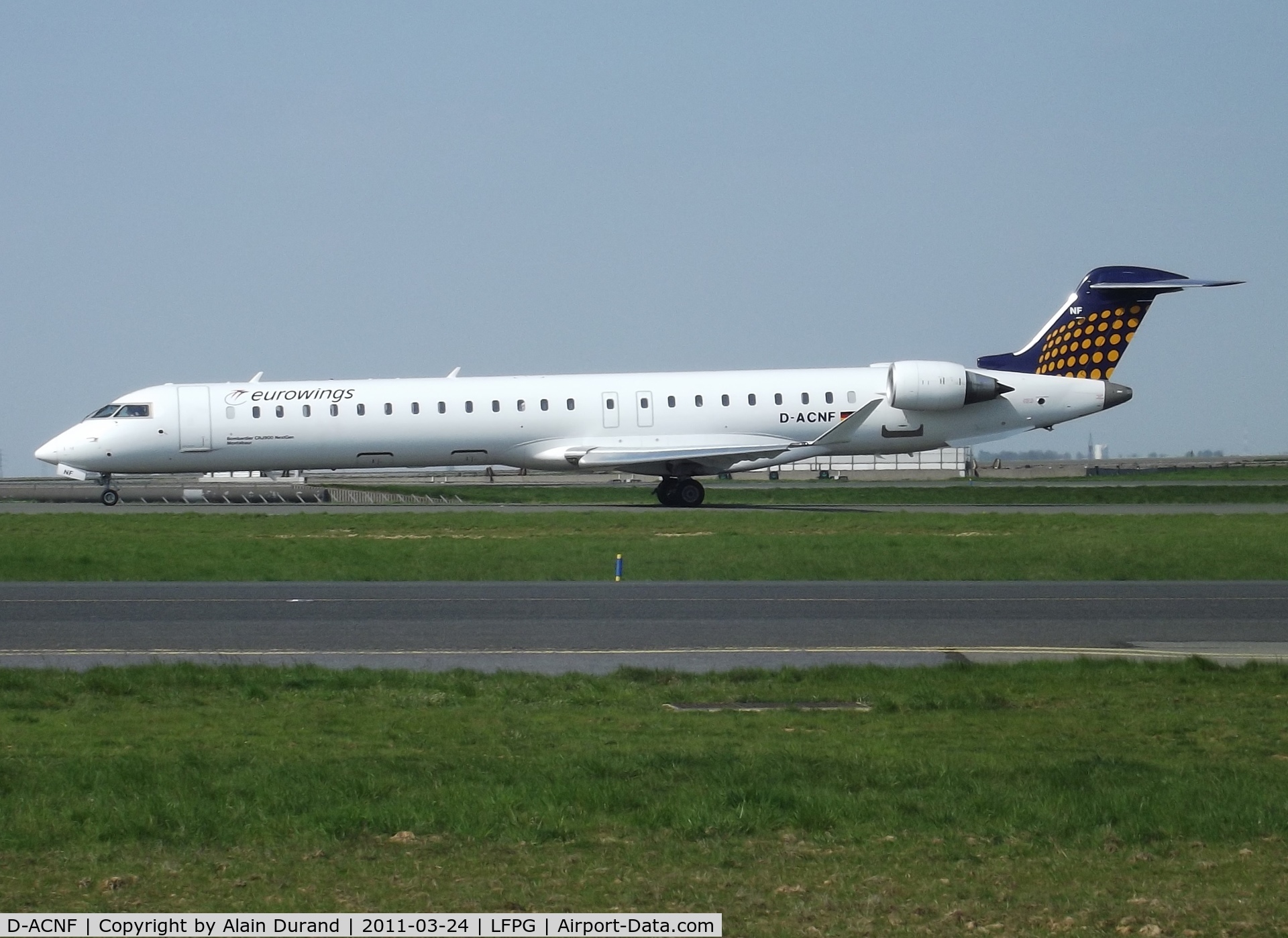D-ACNF, 2009 Bombardier CRJ-900 (CL-600-2D24) C/N 15243, Named Montabor, November-Foxtrott is one of 23 CRJ-900 opertaed by Eurowings
