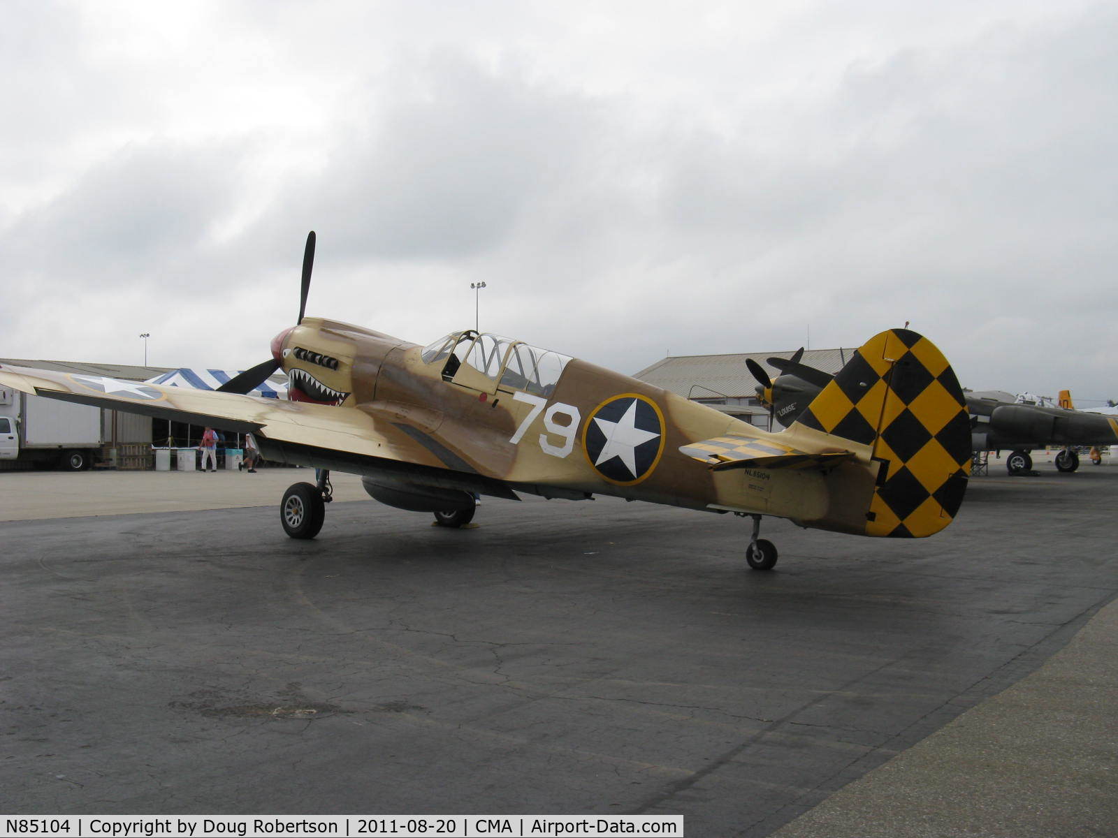 N85104, Curtiss P-40N-5CU Kittyhawk C/N 28954/F858, Curtiss Wright/Maloney P-40N KITTYHAWK IV, Allison V-1710-81 1,360 Hp