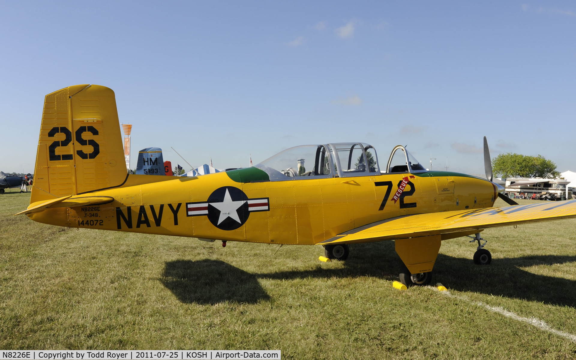 N8226E, 1957 Beech D-45 Mentor C/N BG-379, AIRVENTURE 2011