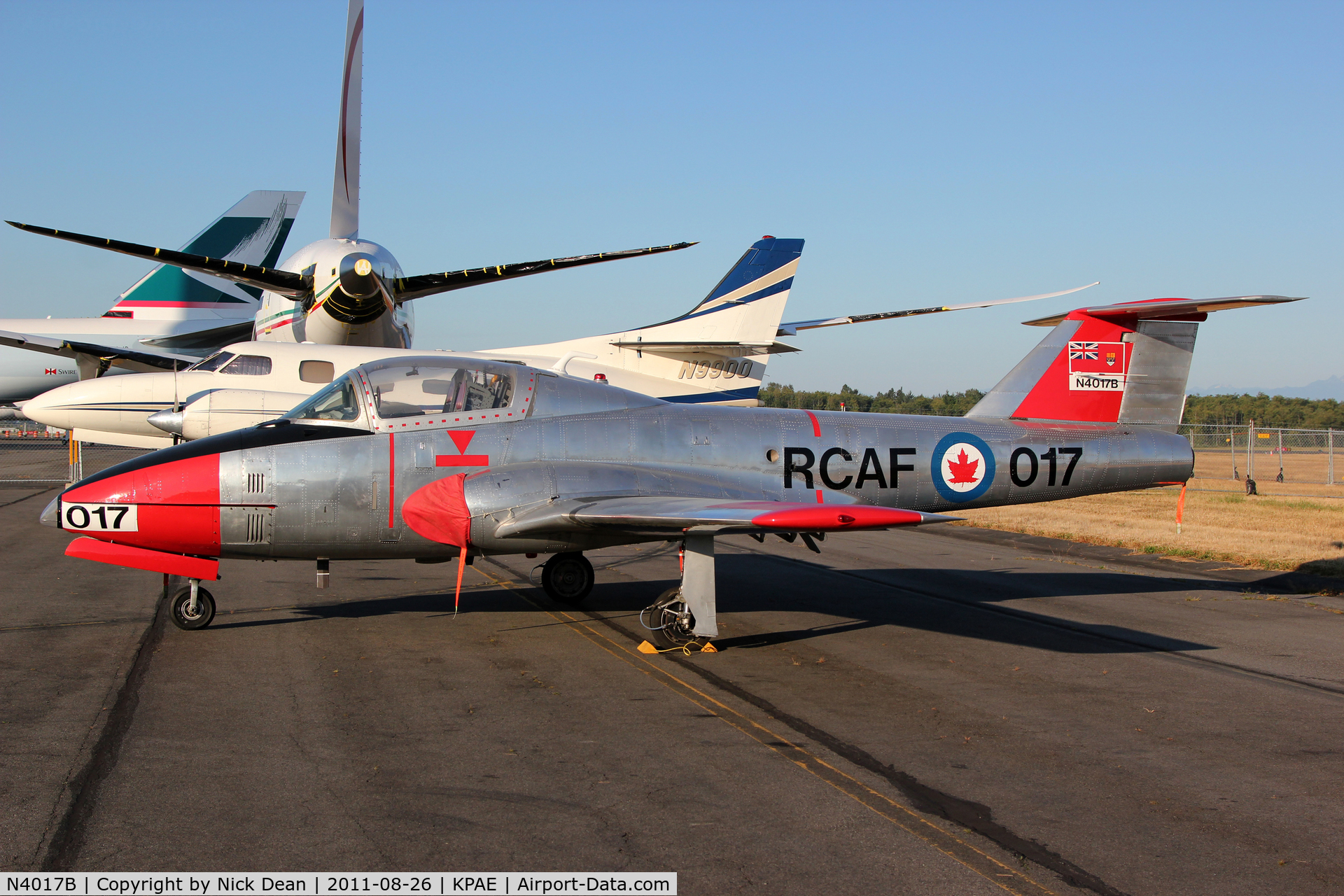 N4017B, 1964 Canadair CT-114 Tutor C/N 26017, KPAE/PAE Based here.