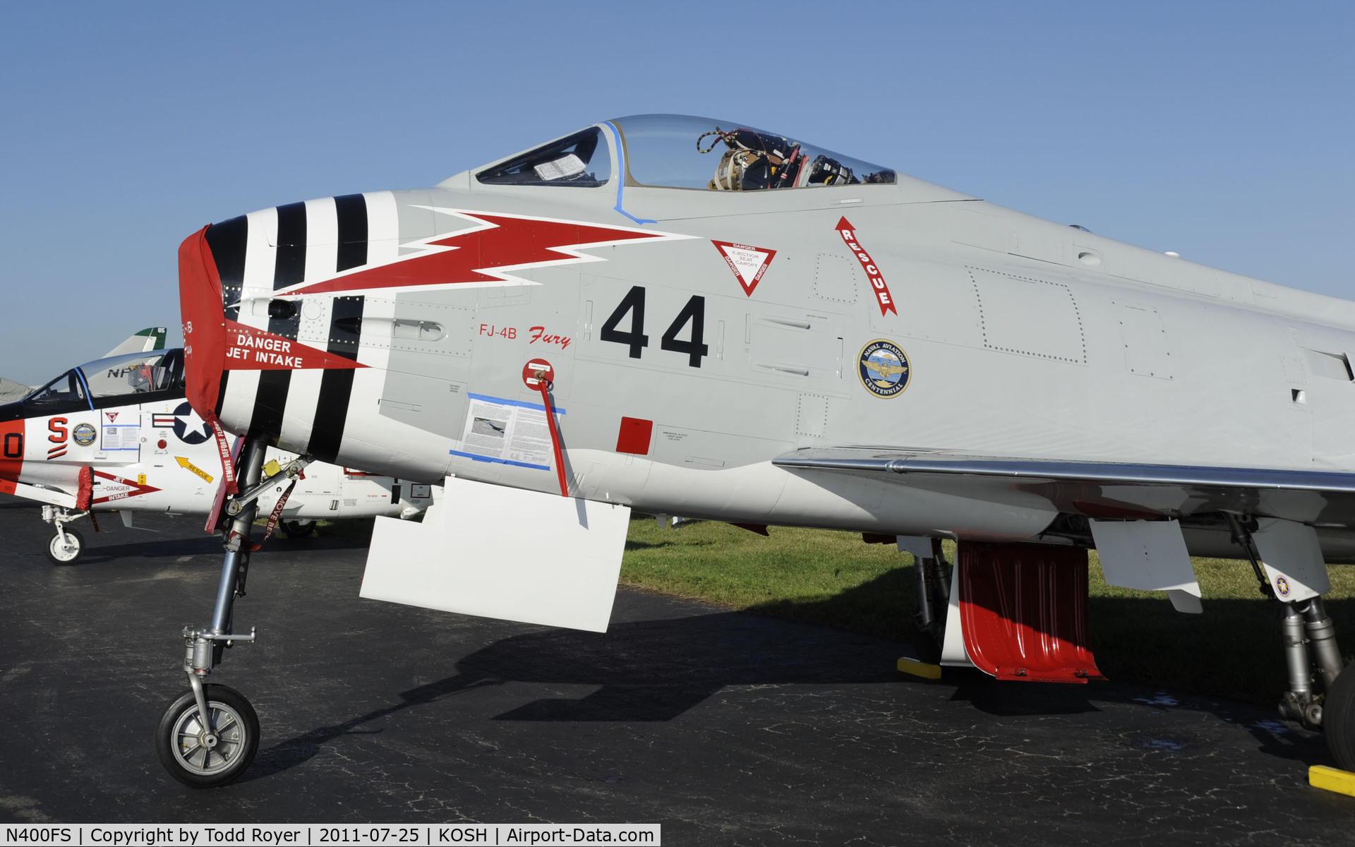 N400FS, 1958 North American AF-1E Fury C/N 244-83, AIRVENTURE 2011