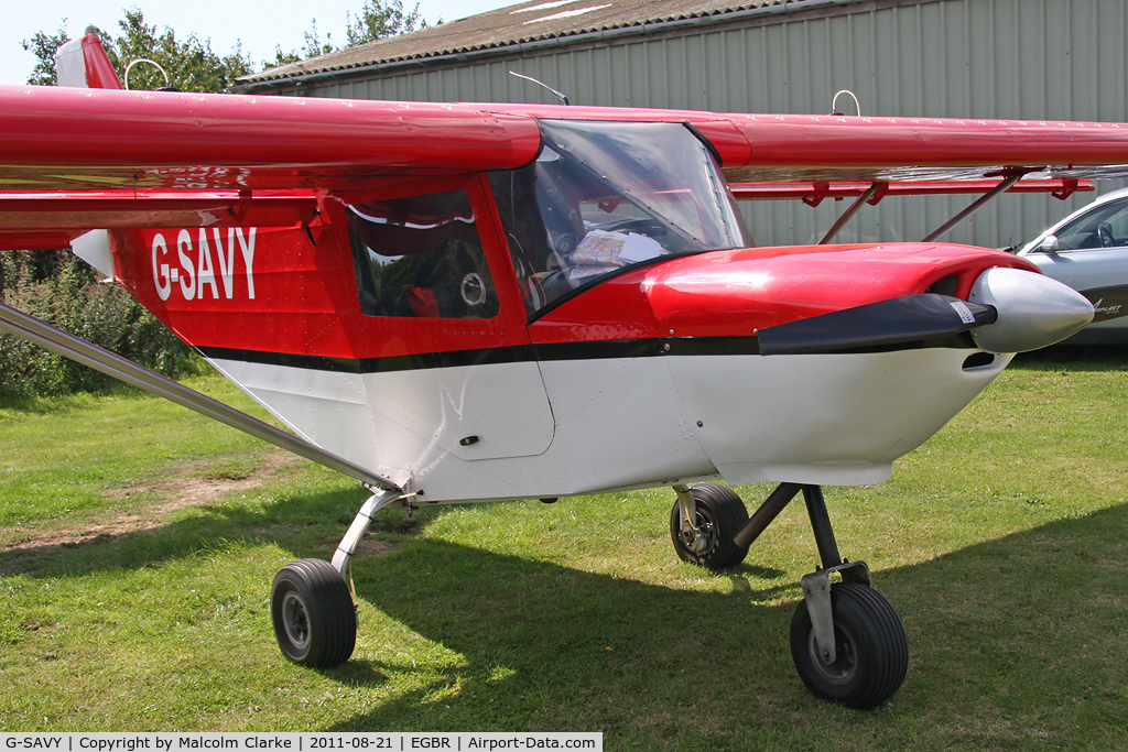 G-SAVY, 2009 ICP MXP-740 Savannah VG Jabiru(1) C/N BMAA/HB/499, Savannah VG Jabiru at Breighton Airfield's Summer Fly-In, August 2011.