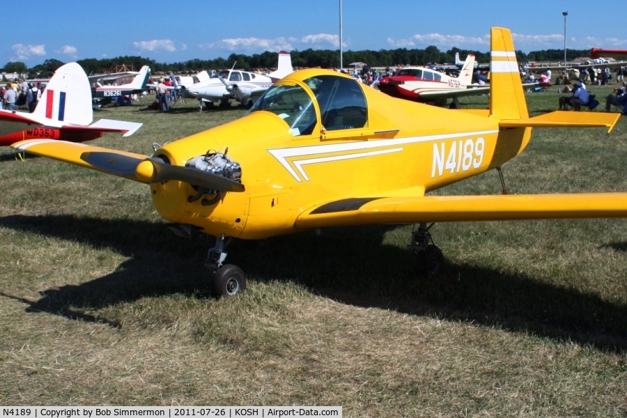 N4189, 1956 Mooney M-18C 55 C/N 354, Airventure 2011.