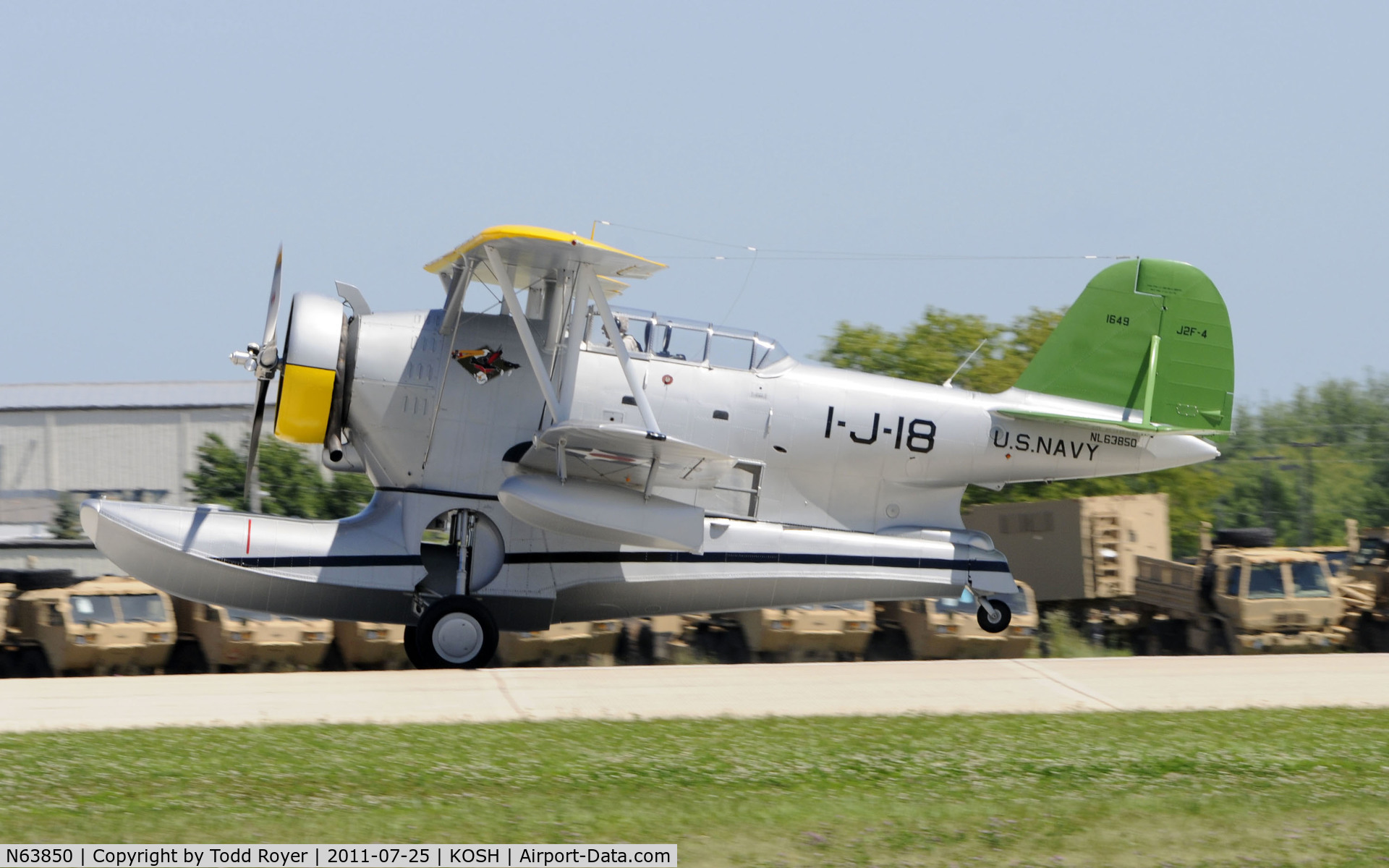 N63850, 1939 Grumman J2F-4 C/N 1649, AIRVENTURE 2011