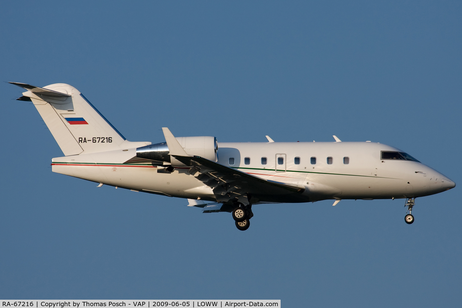 RA-67216, 2003 Bombardier Challenger 604 (CL-600-2B16) C/N 5567, Tatarstan - Government