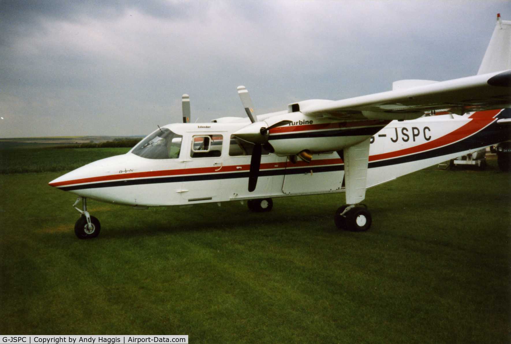 G-JSPC, 1993 Pilatus Britten-Norman BN-2T Turbine Islander C/N 2264, At Skydive Bridlington