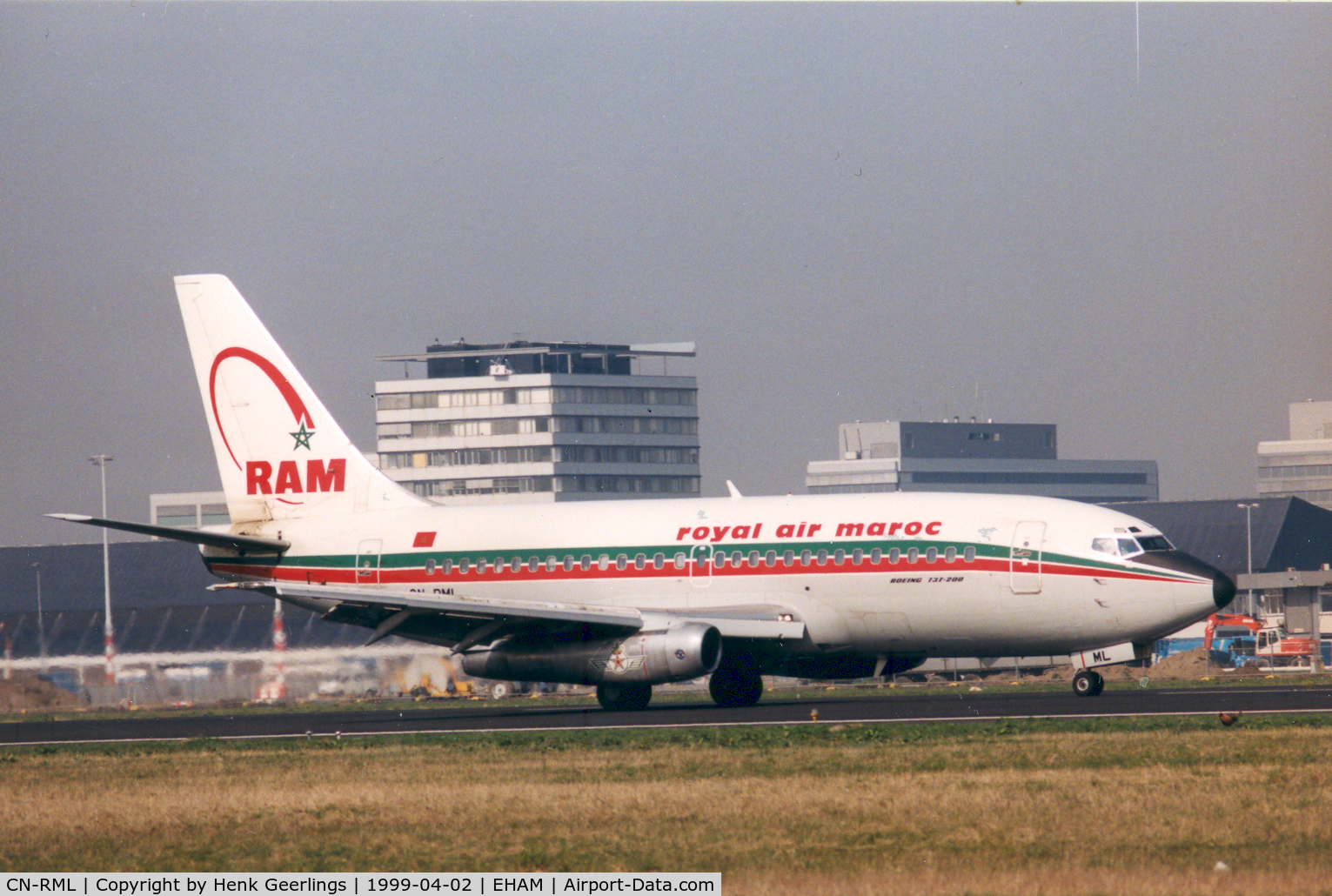 CN-RML, 1982 Boeing 737-2B6 C/N 22767/851, Royal Air Maroc