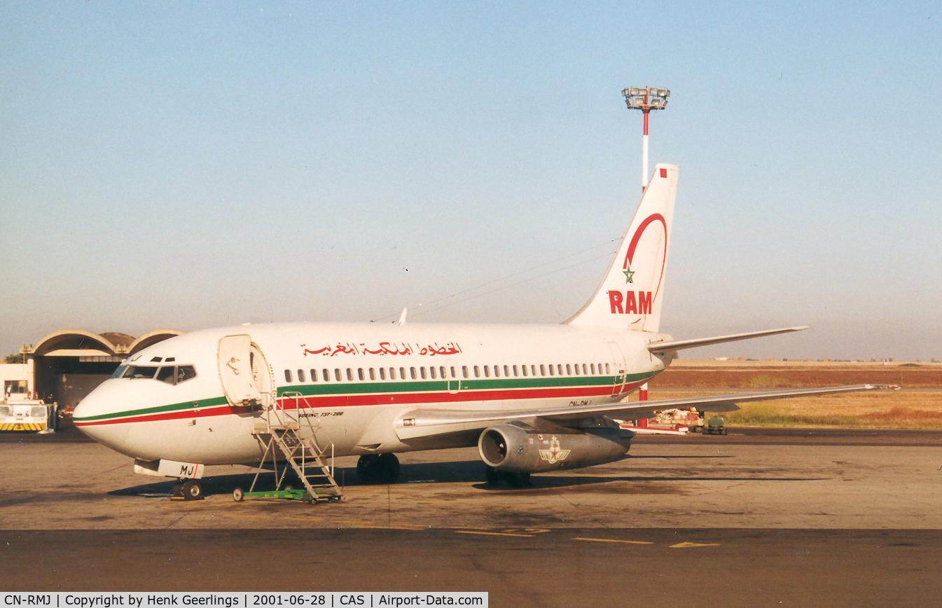 CN-RMJ, 1976 Boeing 737-2B6 C/N 21215, Royal Air Maroc  - RAM