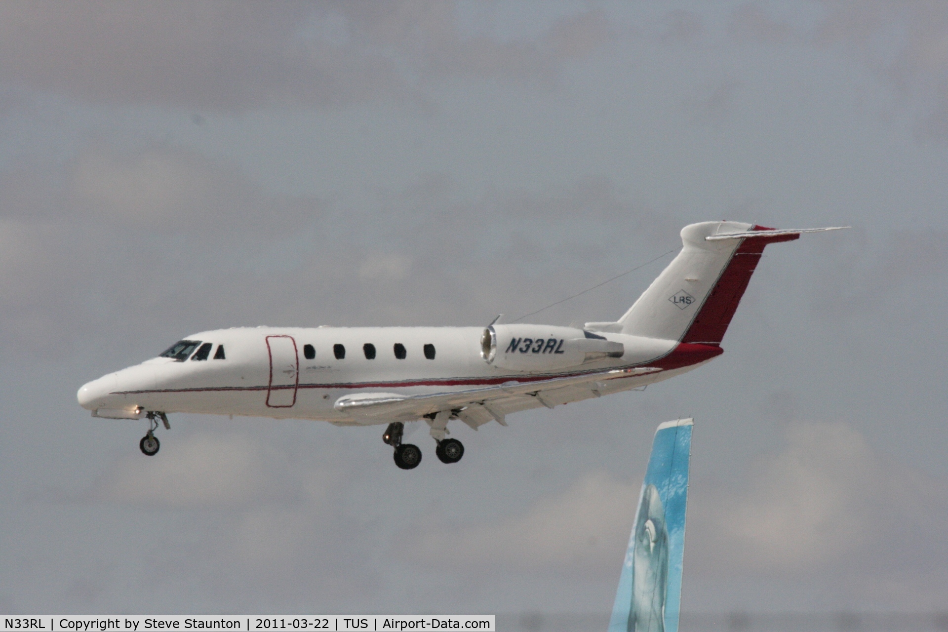 N33RL, 1999 Cessna 650 Citation C/N 650-7106, Taken at Tucson International Airport, in March 2011 whilst on an Aeroprint Aviation tour