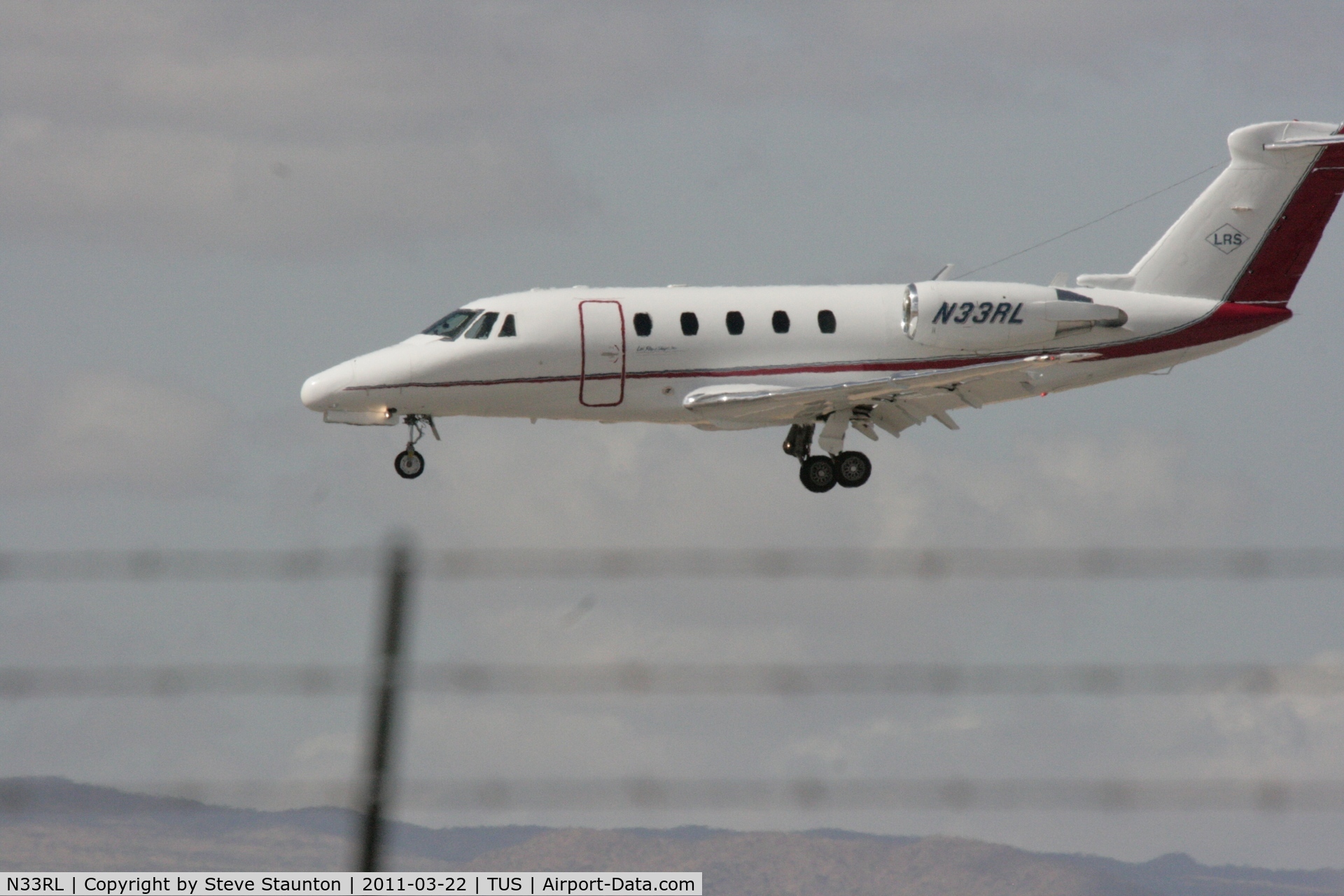 N33RL, 1999 Cessna 650 Citation C/N 650-7106, Taken at Tucson International Airport, in March 2011 whilst on an Aeroprint Aviation tour