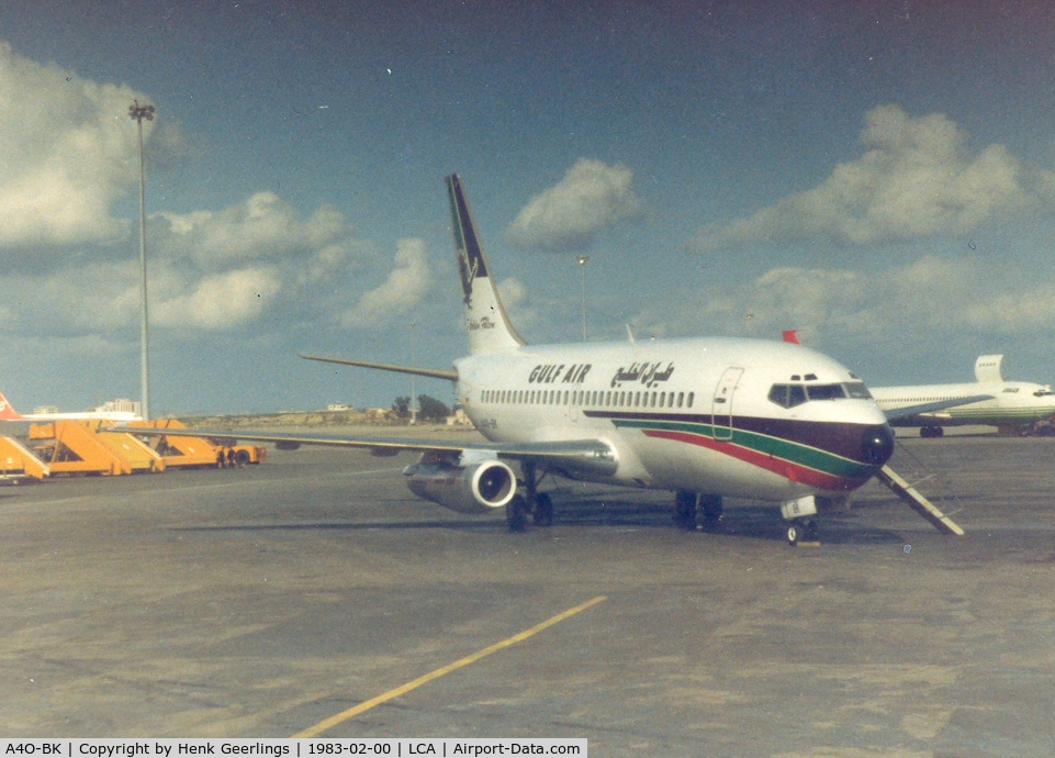 A4O-BK, 1979 Boeing 737-2P6 C/N 21734, Gulf Air