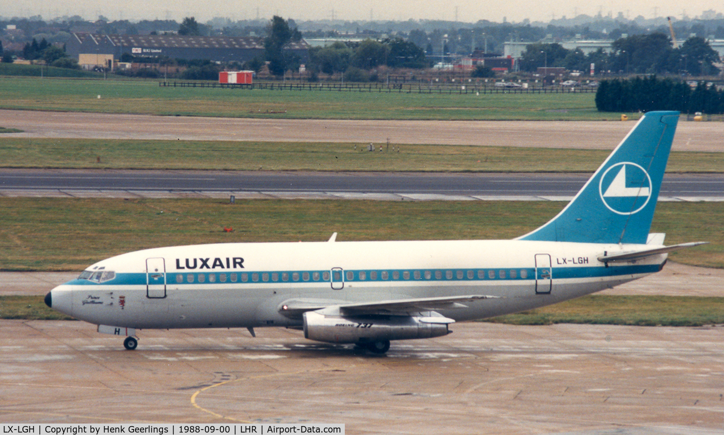 LX-LGH, 1977 Boeing 737-2C9 C/N 21443, Luxair