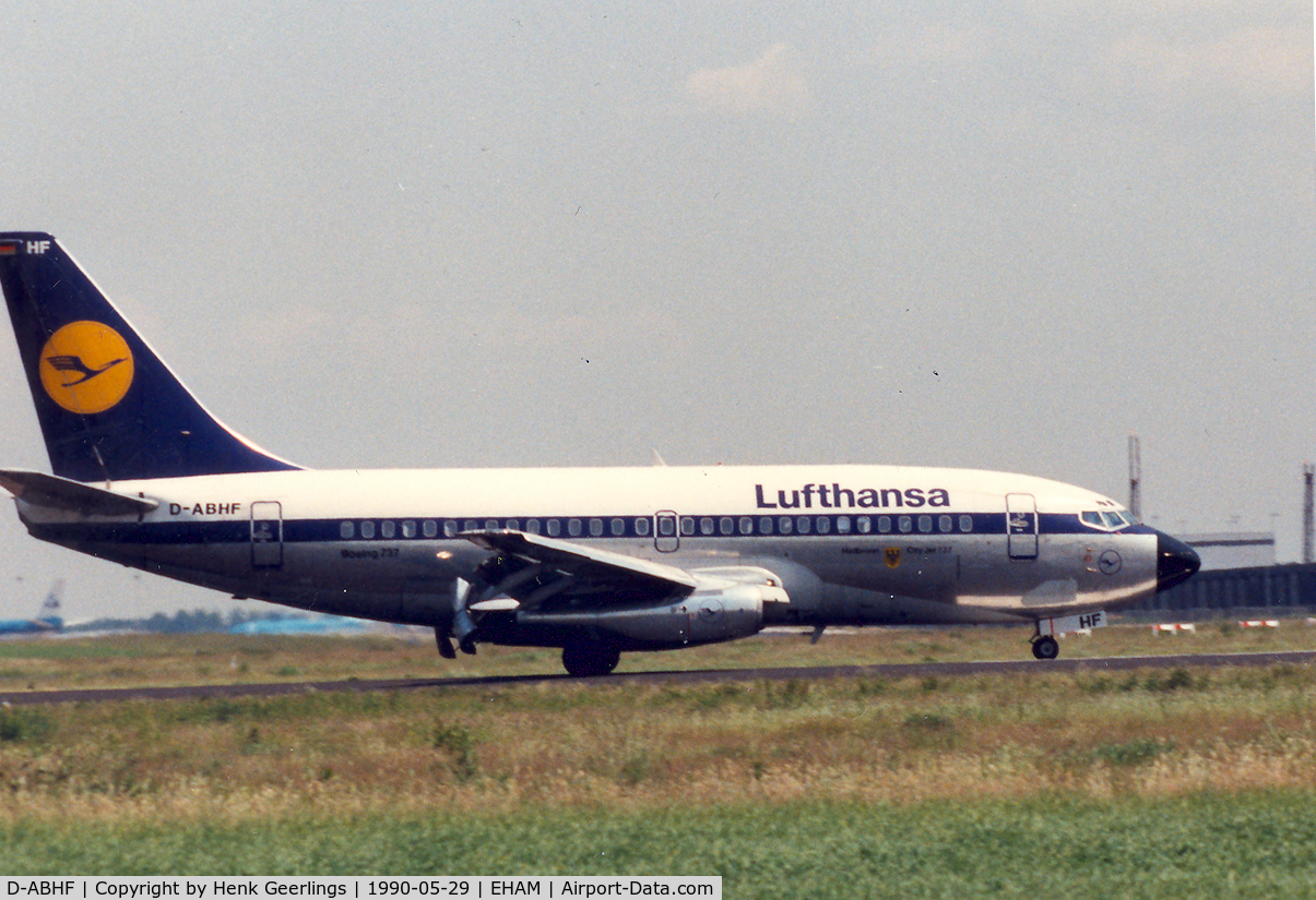 D-ABHF, 1981 Boeing 737-230 C/N 22134, Lufthansa