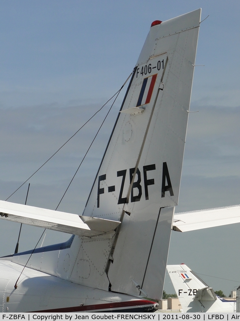 F-ZBFA, 1983 Reims F406 PolMar I (F406 Caravan II) C/N F406-001, French Douanes