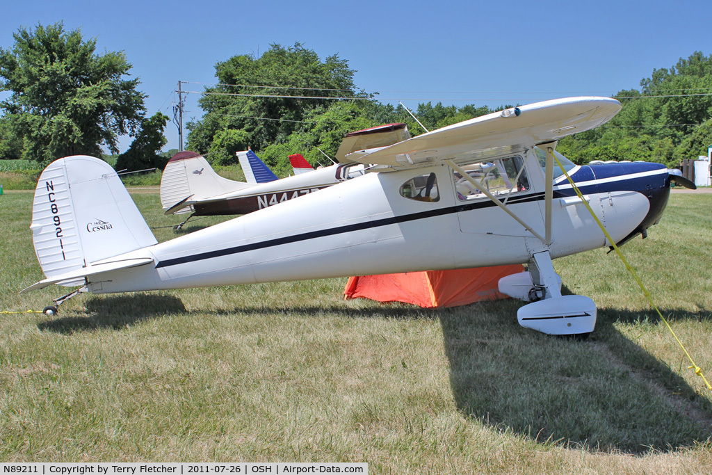 N89211, 1946 Cessna 140 C/N 8231, 1946 Cessna 140, c/n: 8231 at 2011 Oshkosh