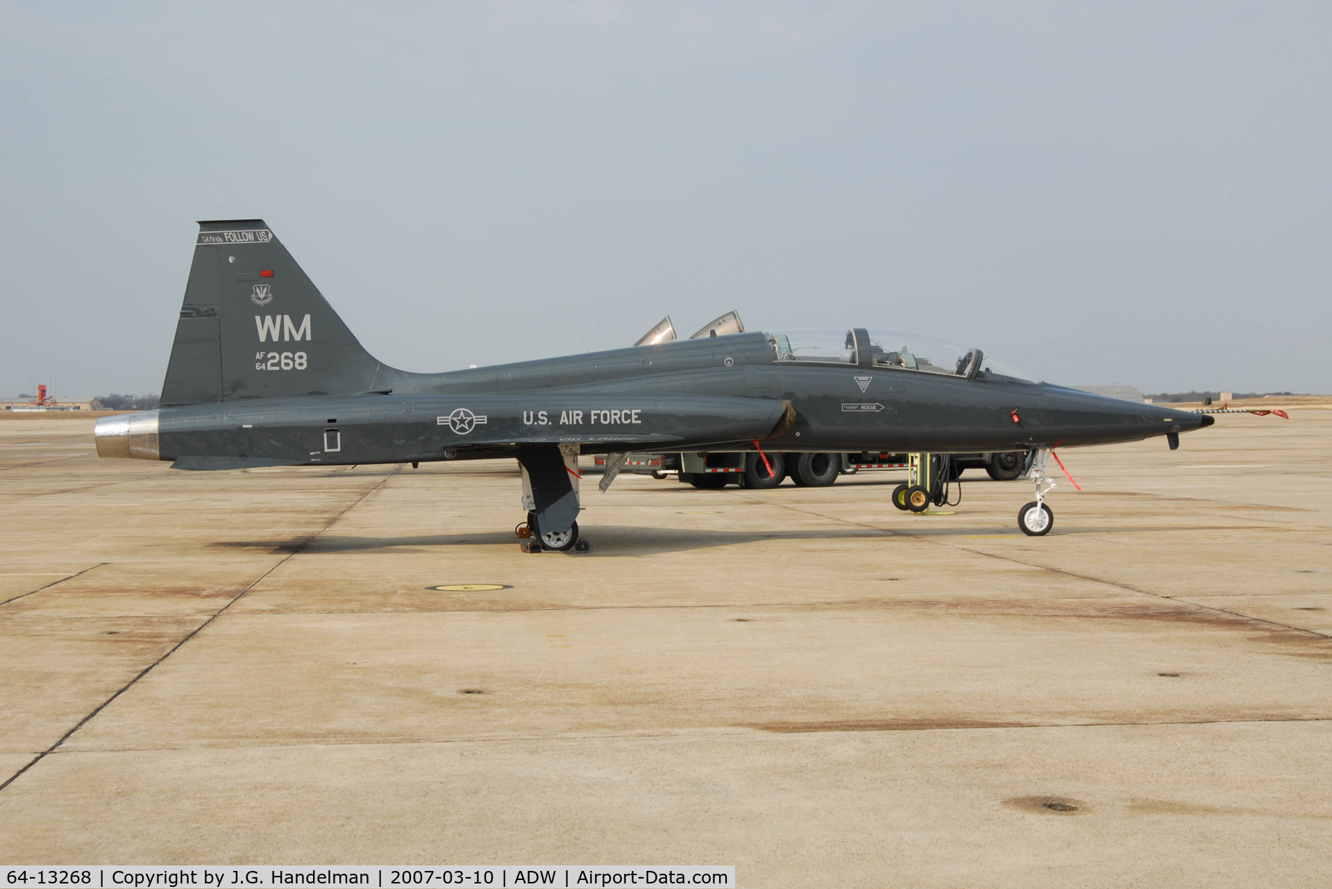 64-13268, 1964 Northrop T-38A-55-NO Talon C/N N.5697, USAF T-38A used by B-2 pilots for proficiency flying