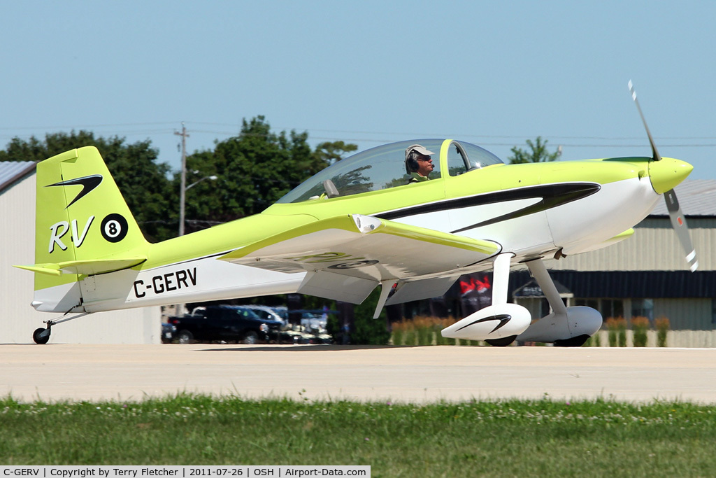 C-GERV, 2002 Vans RV-8 C/N 81117, 2002 Vans RV-8, c/n: 81117 at 2011 Oshkosh