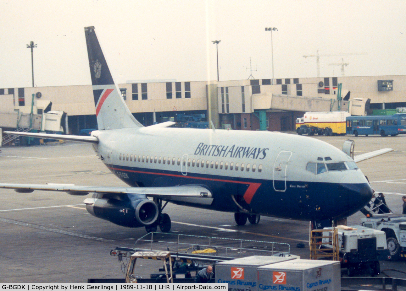 G-BGDK, 1980 Boeing 737-236 C/N 21800, British Airways