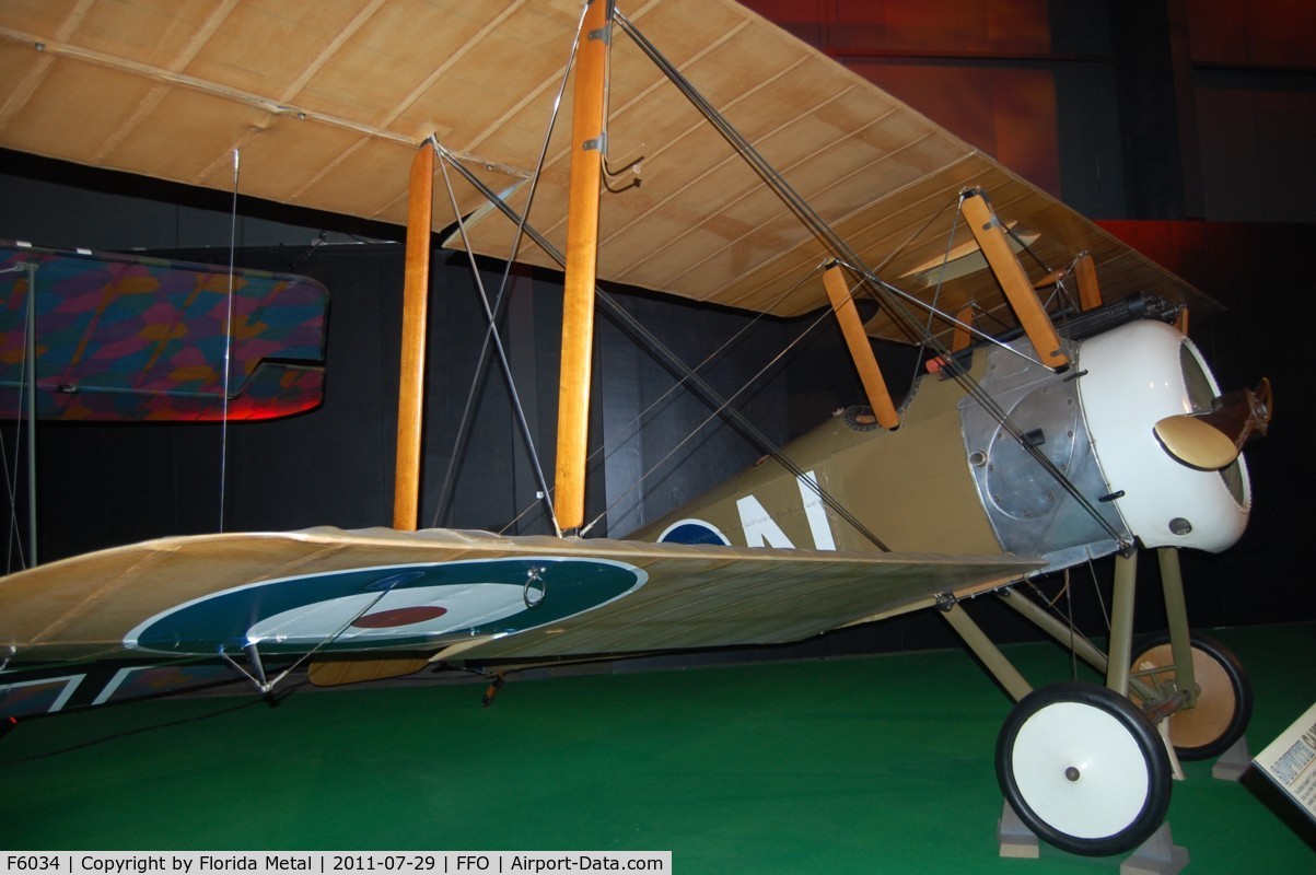 F6034, 1974 Sopwith F.1 Camel C/N Not found F6034, Sopwith Camel F.1