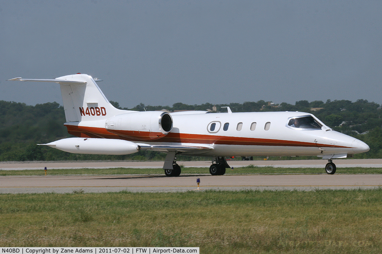 N40BD, 1977 Gates Learjet Corp. 35A C/N 35A-140, At Meacham Field - Fort Worth, TX