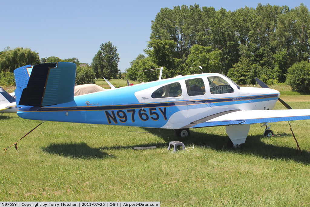 N9765Y, 1963 Beech P35 Bonanza C/N D-7151, 1963 Beech P35, c/n: D-7151
at 2011 Oshkosh