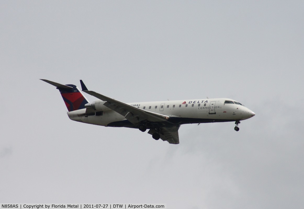 N858AS, 2000 Bombardier CRJ-200ER (CL-600-2B19) C/N 7417, ASA CRJ