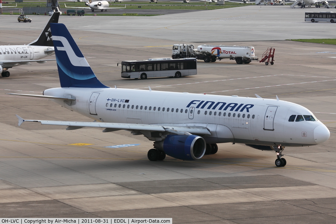 OH-LVC, 2000 Airbus A319-112 C/N 1309, Finnair, Airbus A319-112, CN: 1309