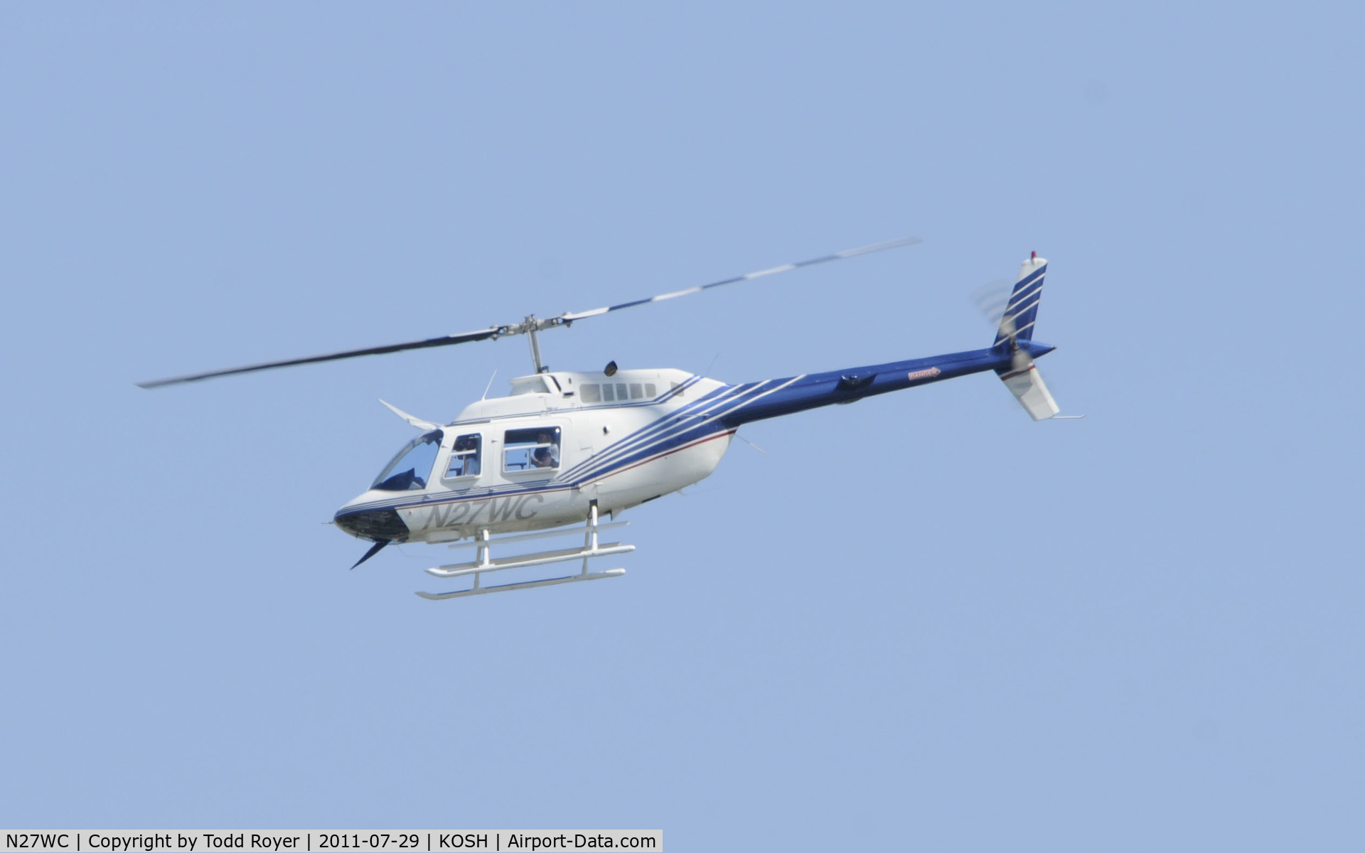 N27WC, 1993 Bell 206B C/N 4269, AIRVENTURE 2011
