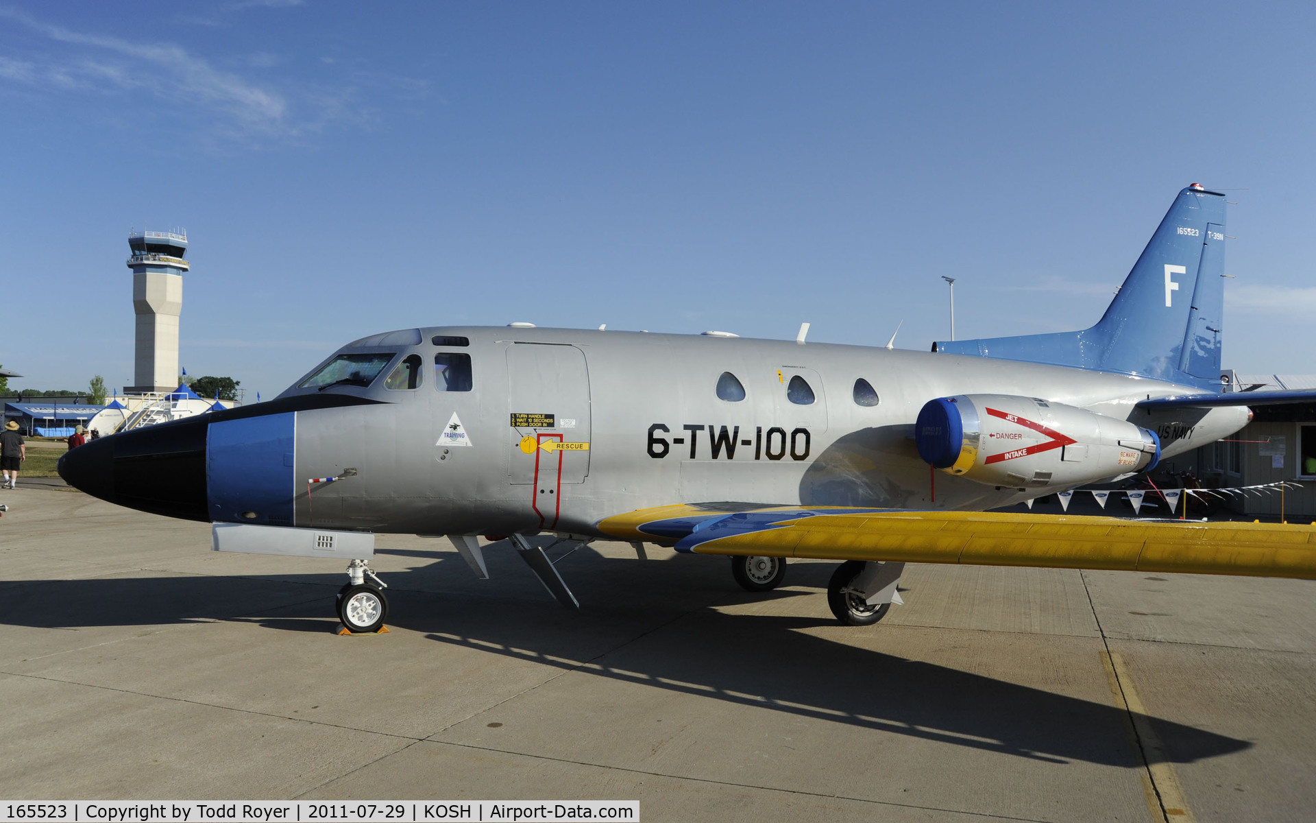 165523, 1964 Rockwell T-39N (NA-265-40) Sabreliner C/N 282-020, AIRVENTURE 2011