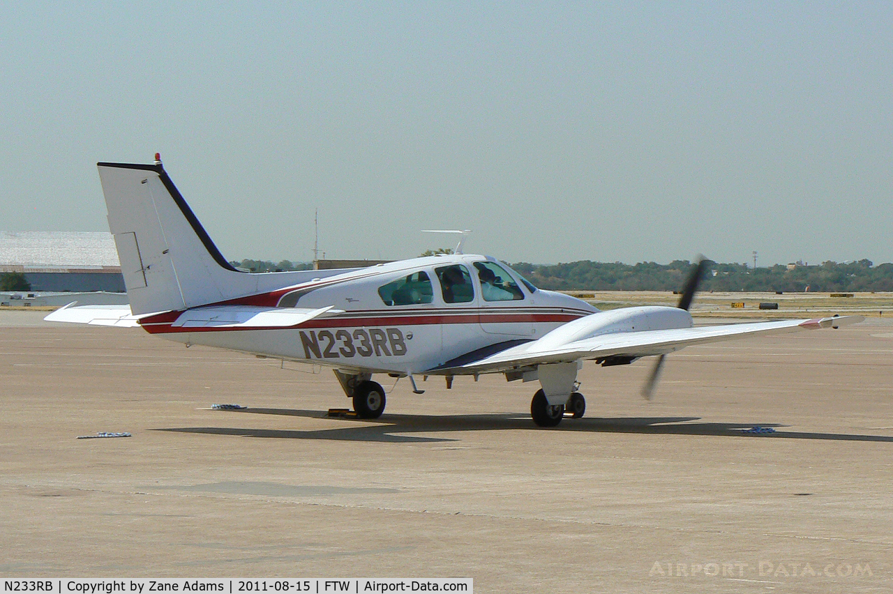 N233RB, 1968 Beech 95-B55 (T42A) Baron C/N TC-1126, At Meacham Field - Fort Worth, TX