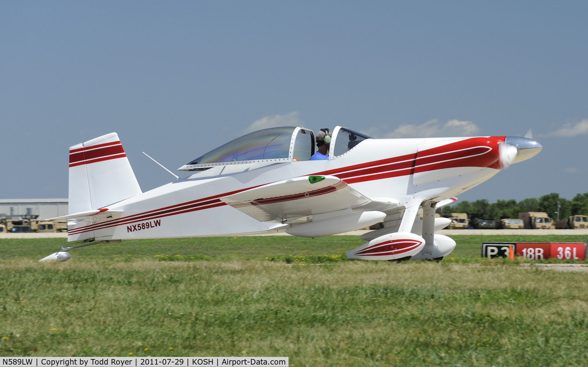 N589LW, 1975 Thorp T-18 Tiger C/N 589, AIRVENTURE 2011