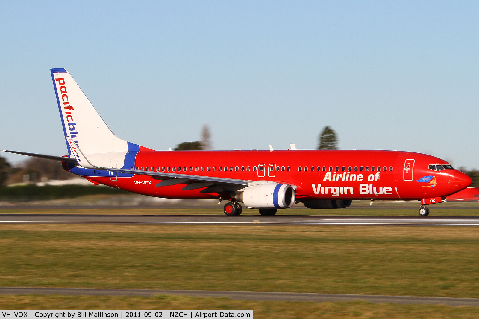 VH-VOX, 2004 Boeing 737-8BK C/N 33017, bring back the Pacific Blue scheme